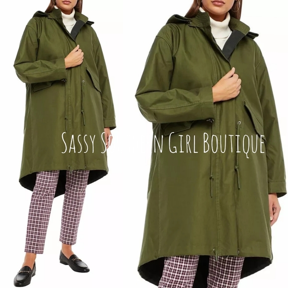 🆕⭐ TORY BURCH Oversized coat moss green - Picture 4 of 16